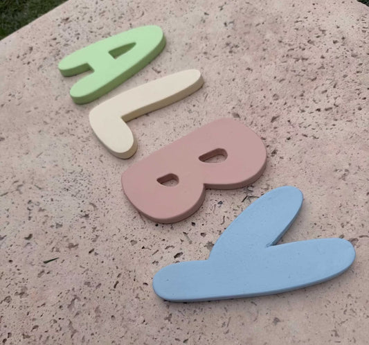Nursery wall décor Custom Clay Name Sign Handmade Personalized Bedroomnursery wall décor looking for something a little more special than a printed name sign? Our personalised clay letters are made one at a time in our studio, giving ePippi CeramicsPippi Ceramicsnursery wall décor
